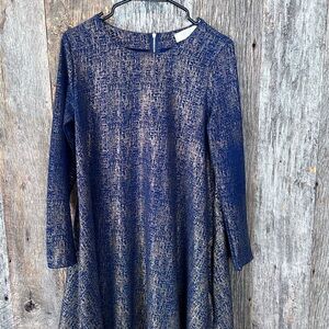 Peach Love California Black and Gold Dress